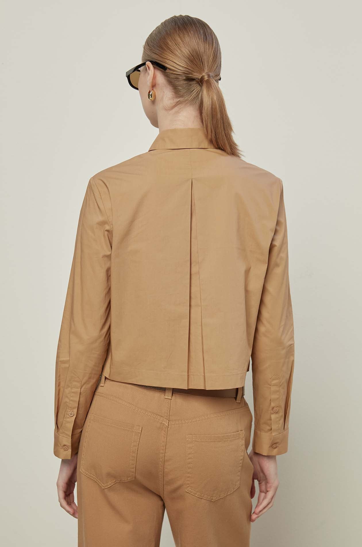 LONG SLEEVE LAYERED BLOUSE
