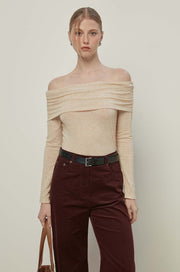 OFF-SHOULDER TOP