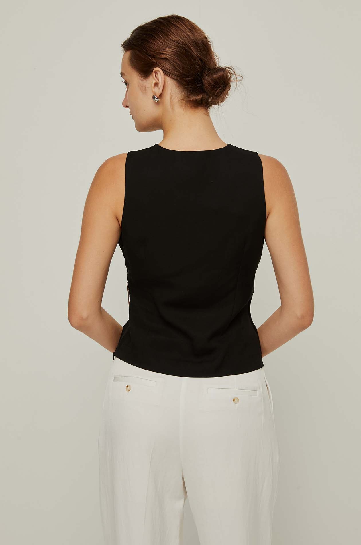 WRAP FRONT KNITTED TOP
