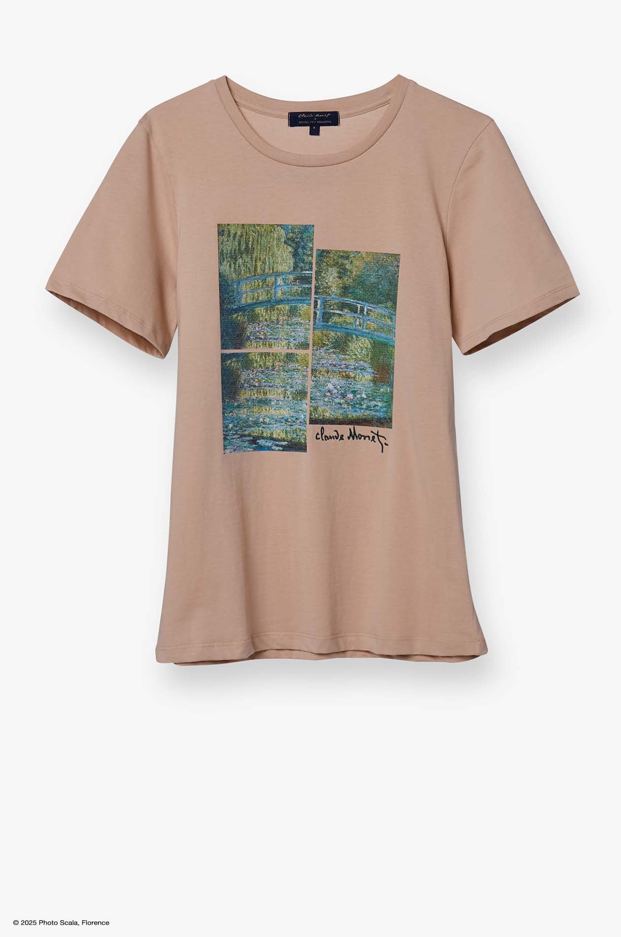 WATER LILIES AND JAPANESE BRIDGE MONET GRAPHIC TEE