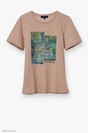 WATER LILIES AND JAPANESE BRIDGE MONET GRAPHIC TEE