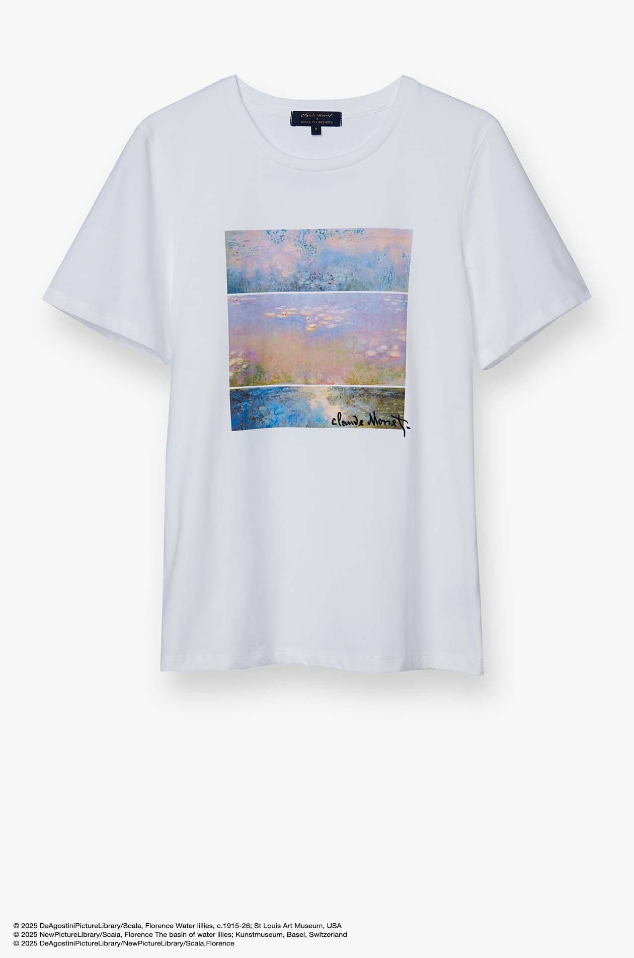WATER LILIES COLLAGE MONET GRAPHIC TEE