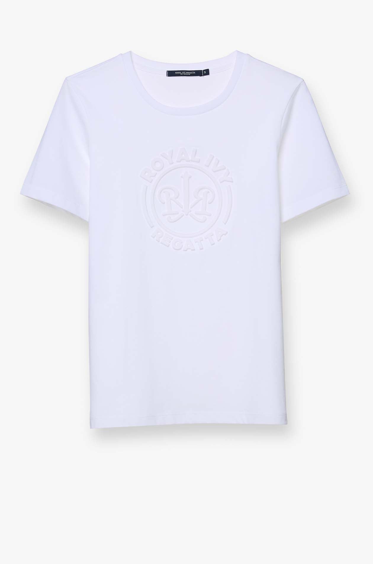 EMBROIDERED LOGO TEE