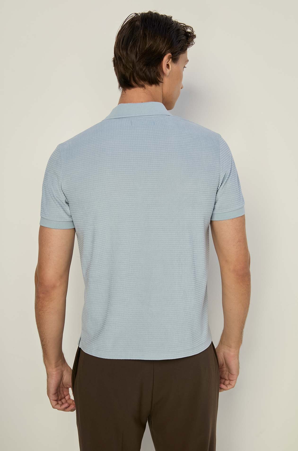 WAFFLE TEXTURED POLO