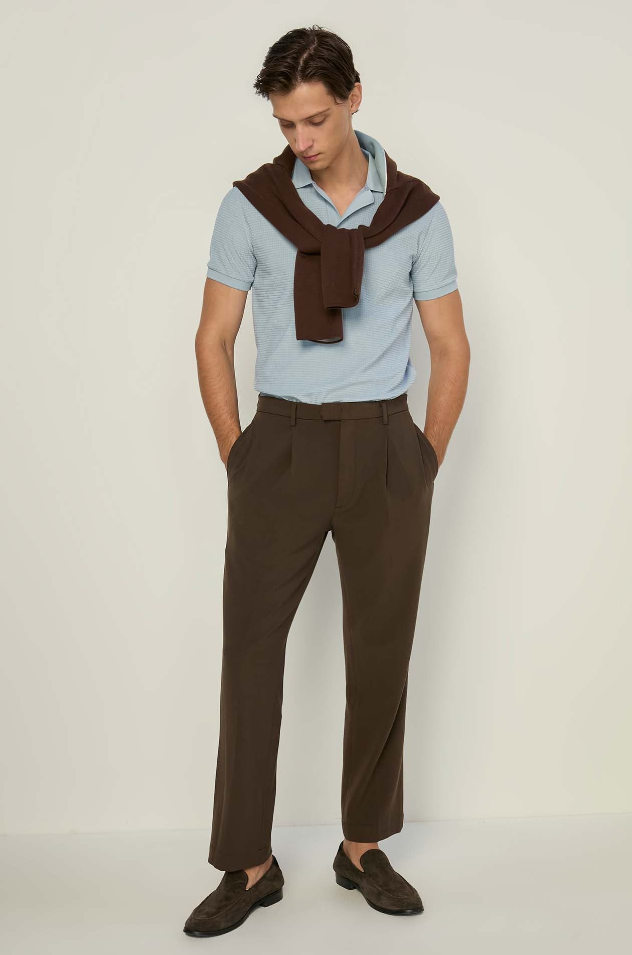 WAFFLE TEXTURED POLO