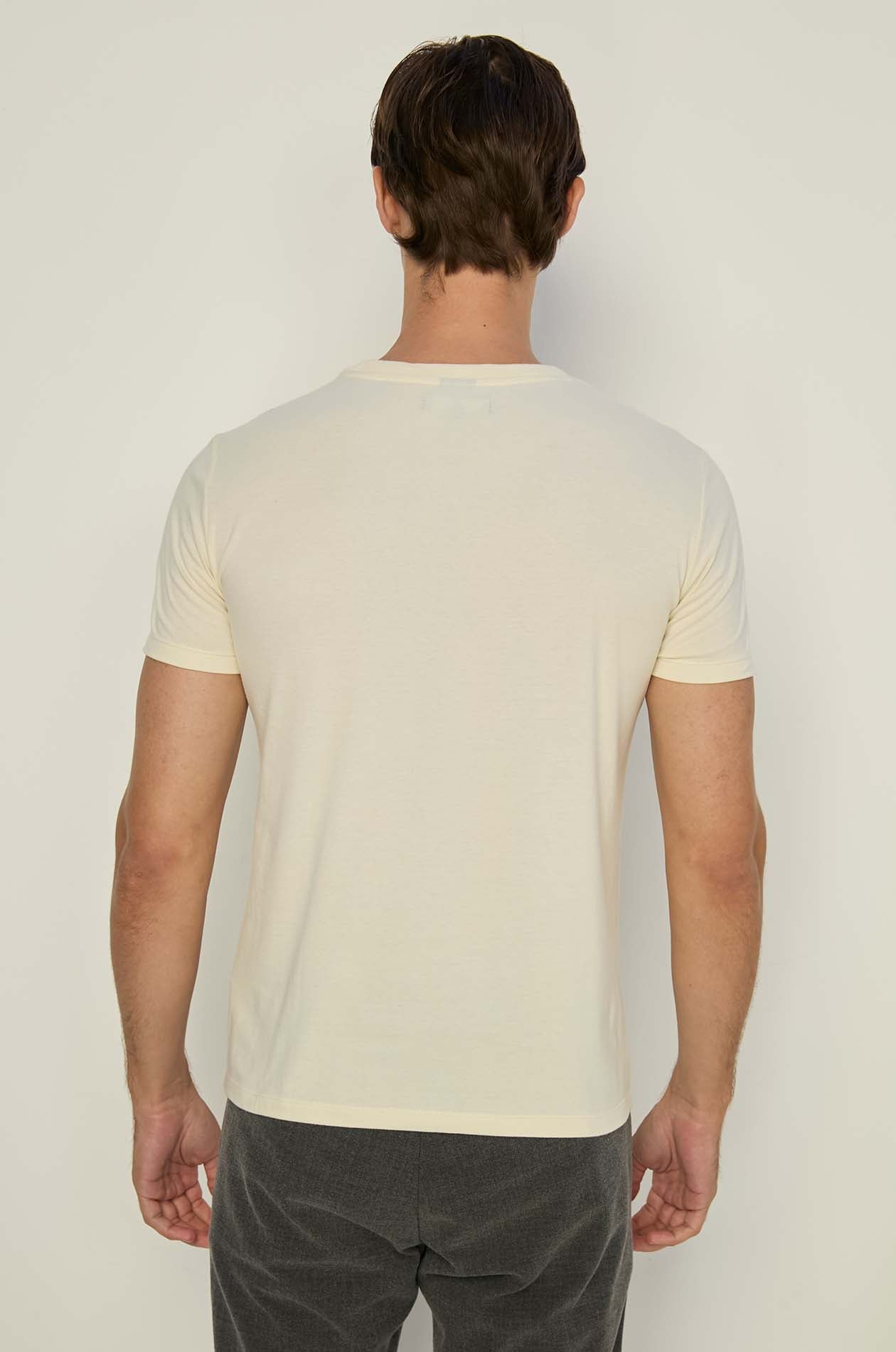 EMBROIDERED ZIGZAG GRAPHIC WITH LOGO TEE