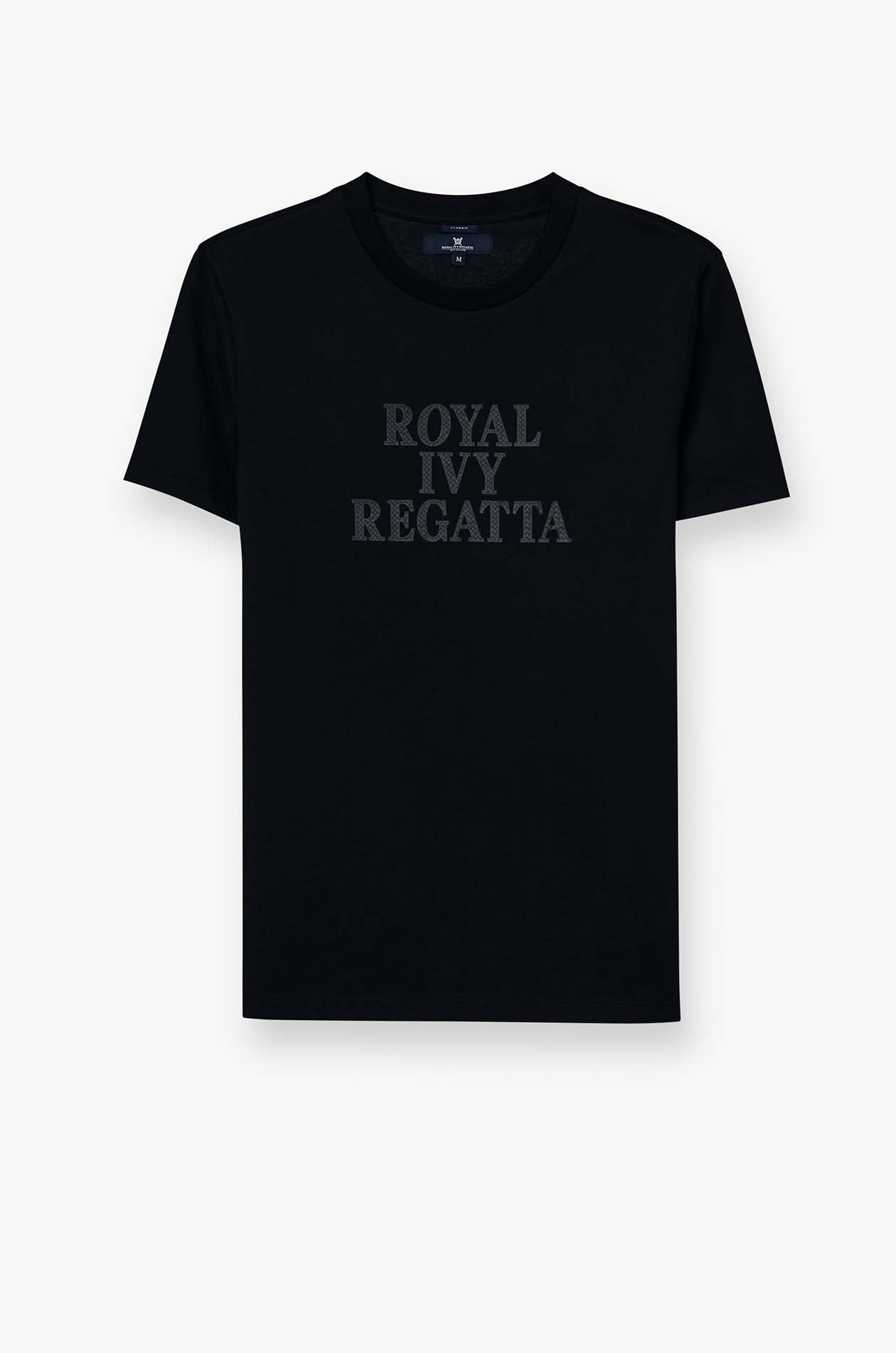 TYPO LOGO ON TONE GRAPHIC TEE