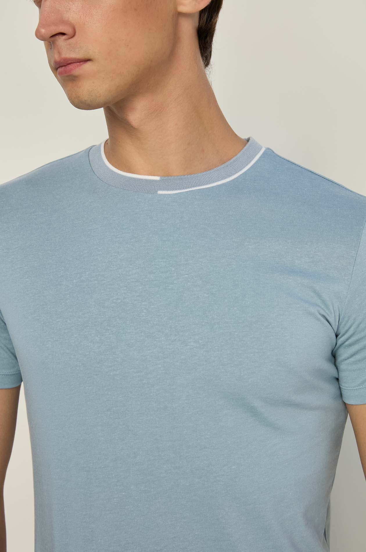 COTTON LINEN BLEND TEE