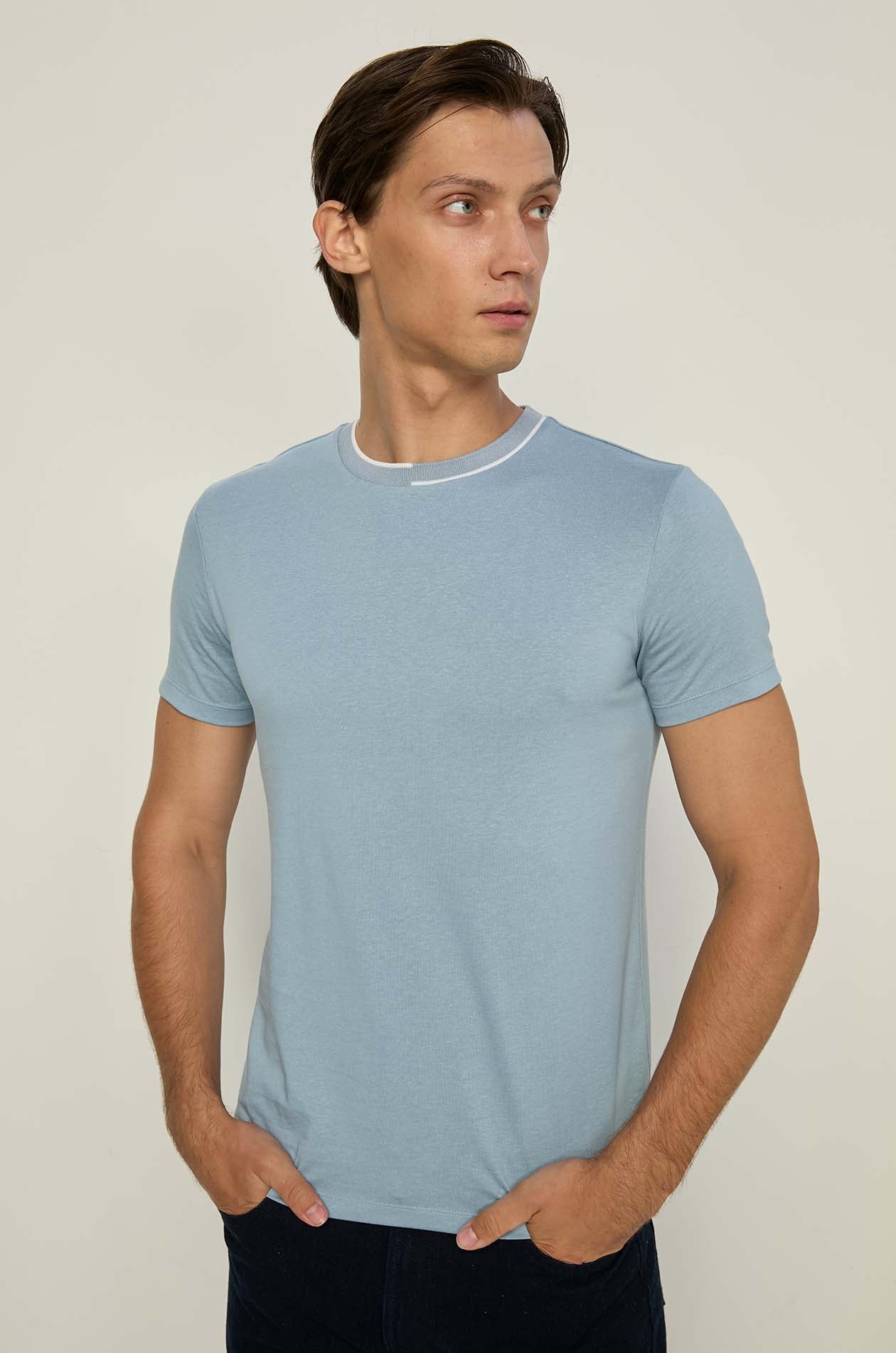 COTTON LINEN BLEND TEE