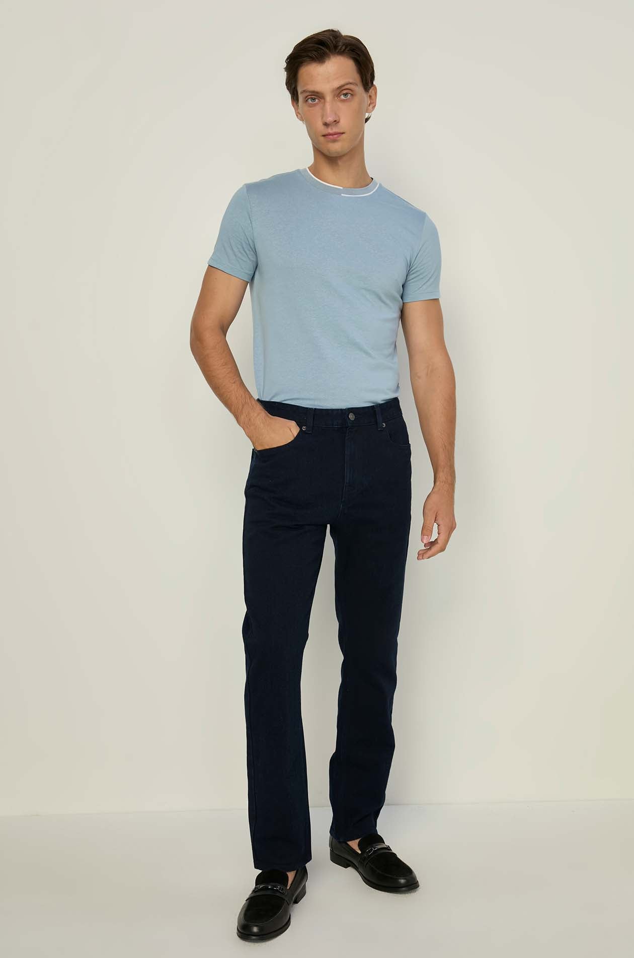 COTTON LINEN BLEND TEE