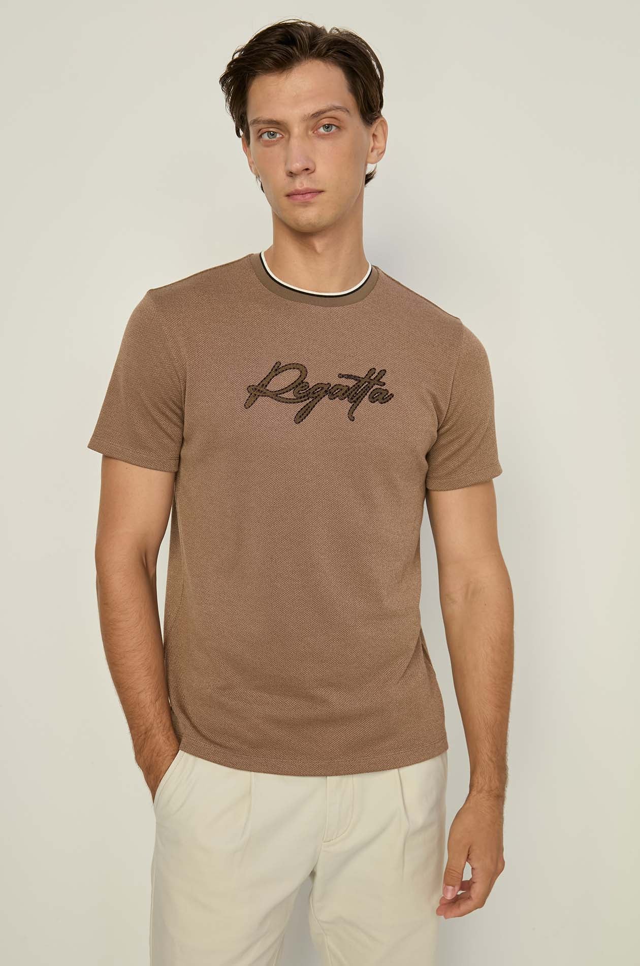 HANDWRITING REGATTA WAFFLE TEE