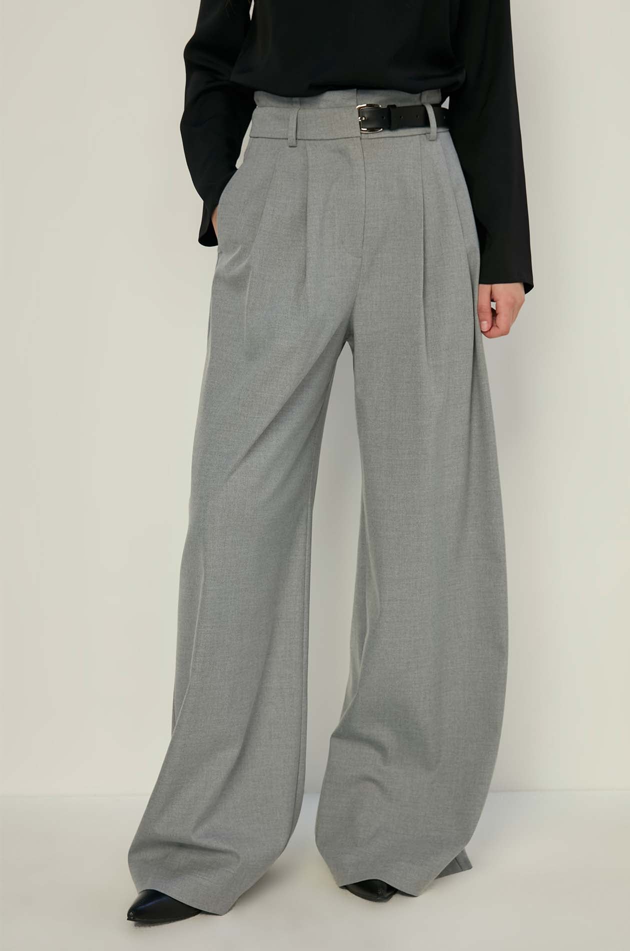 TAILORED WIDE LEG PANTS