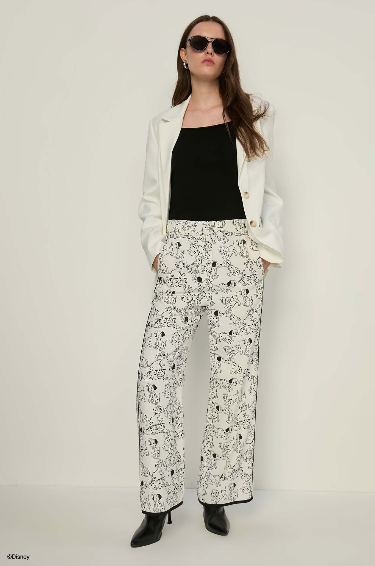 DALMATIANS WIDE LEG PANTS