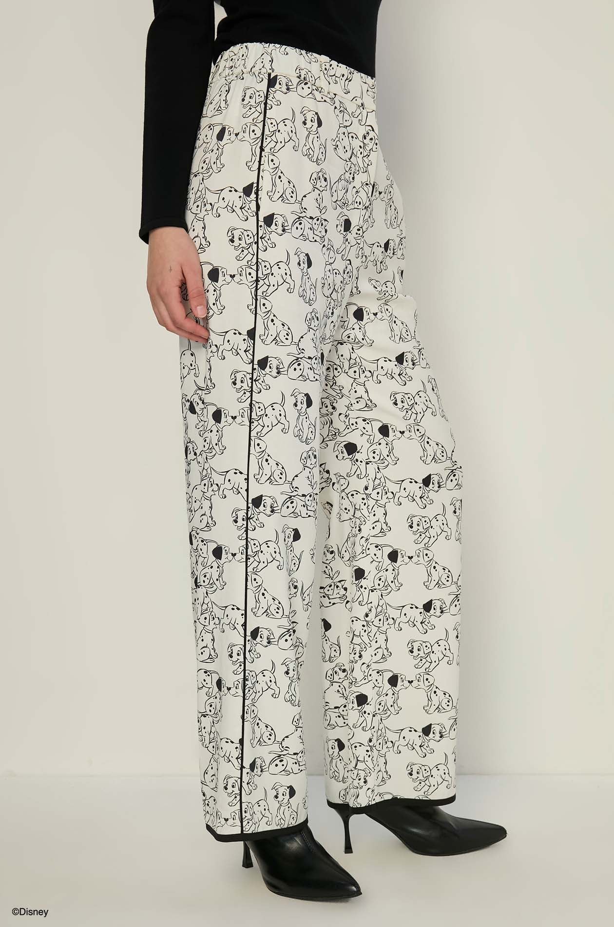 DALMATIANS WIDE LEG PANTS
