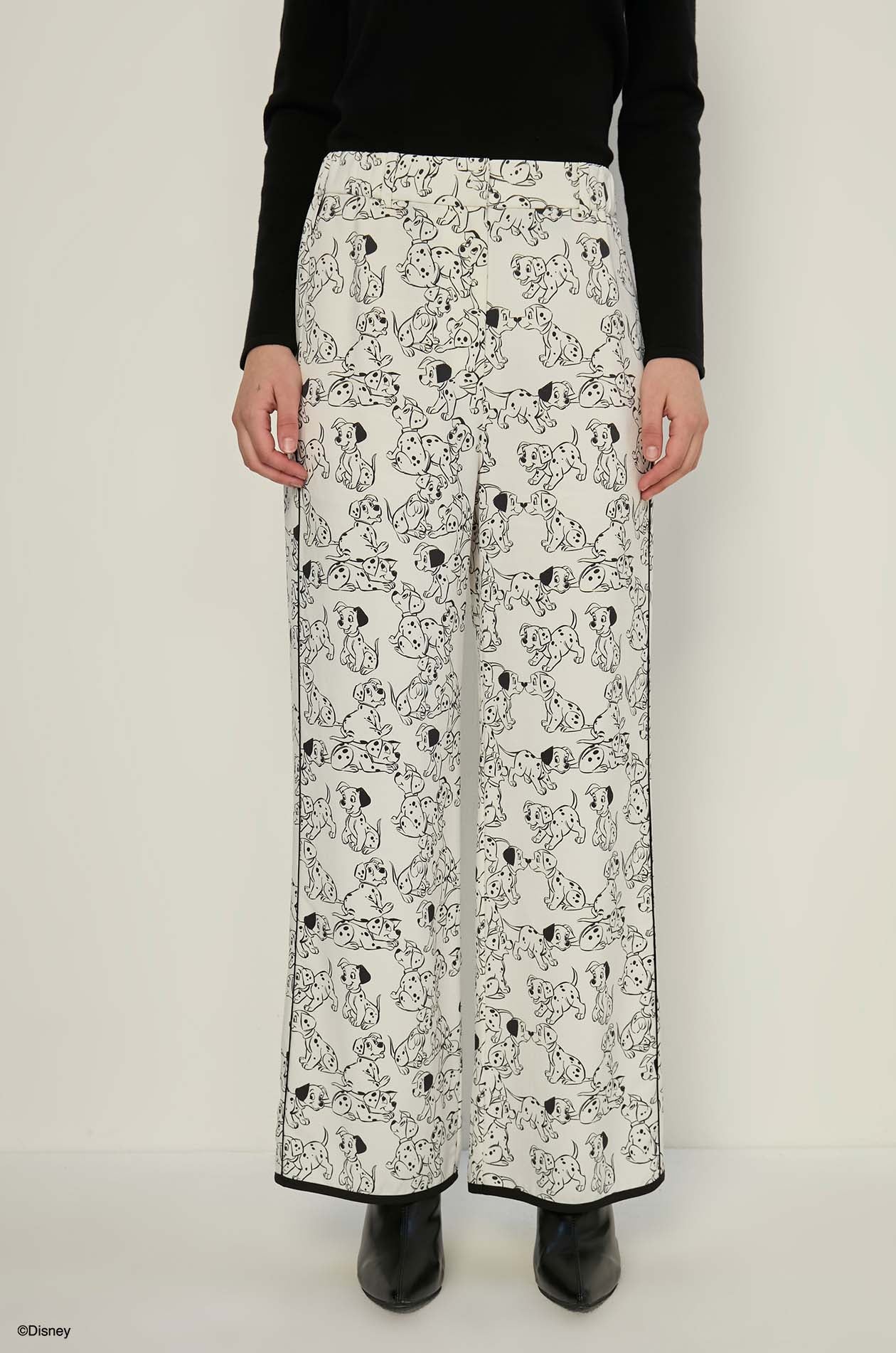 DALMATIANS WIDE LEG PANTS