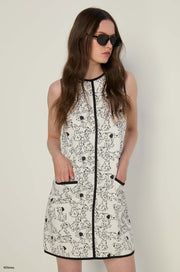 SLEEVELESS DALMATIANS DRESS