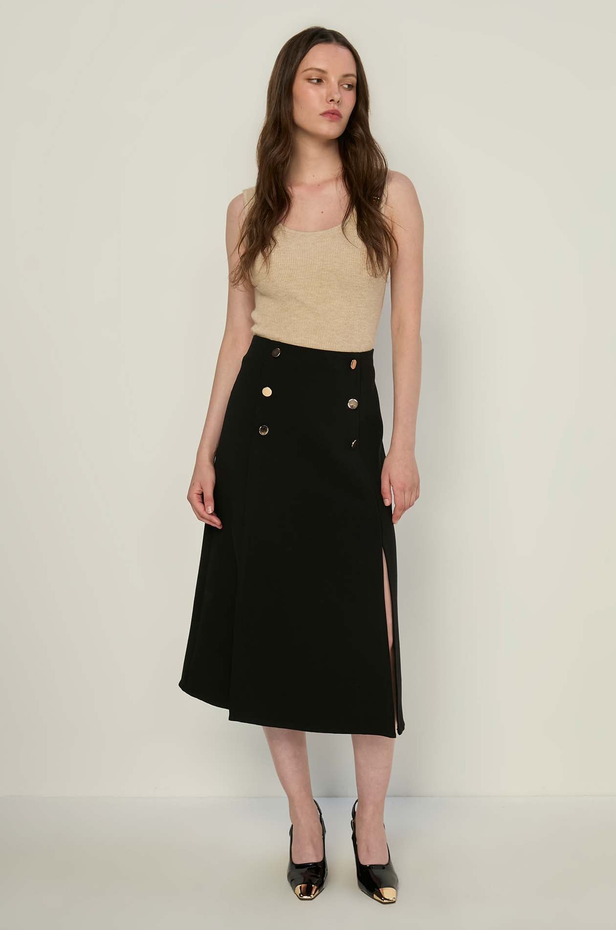 KNIT CROPPED TOP