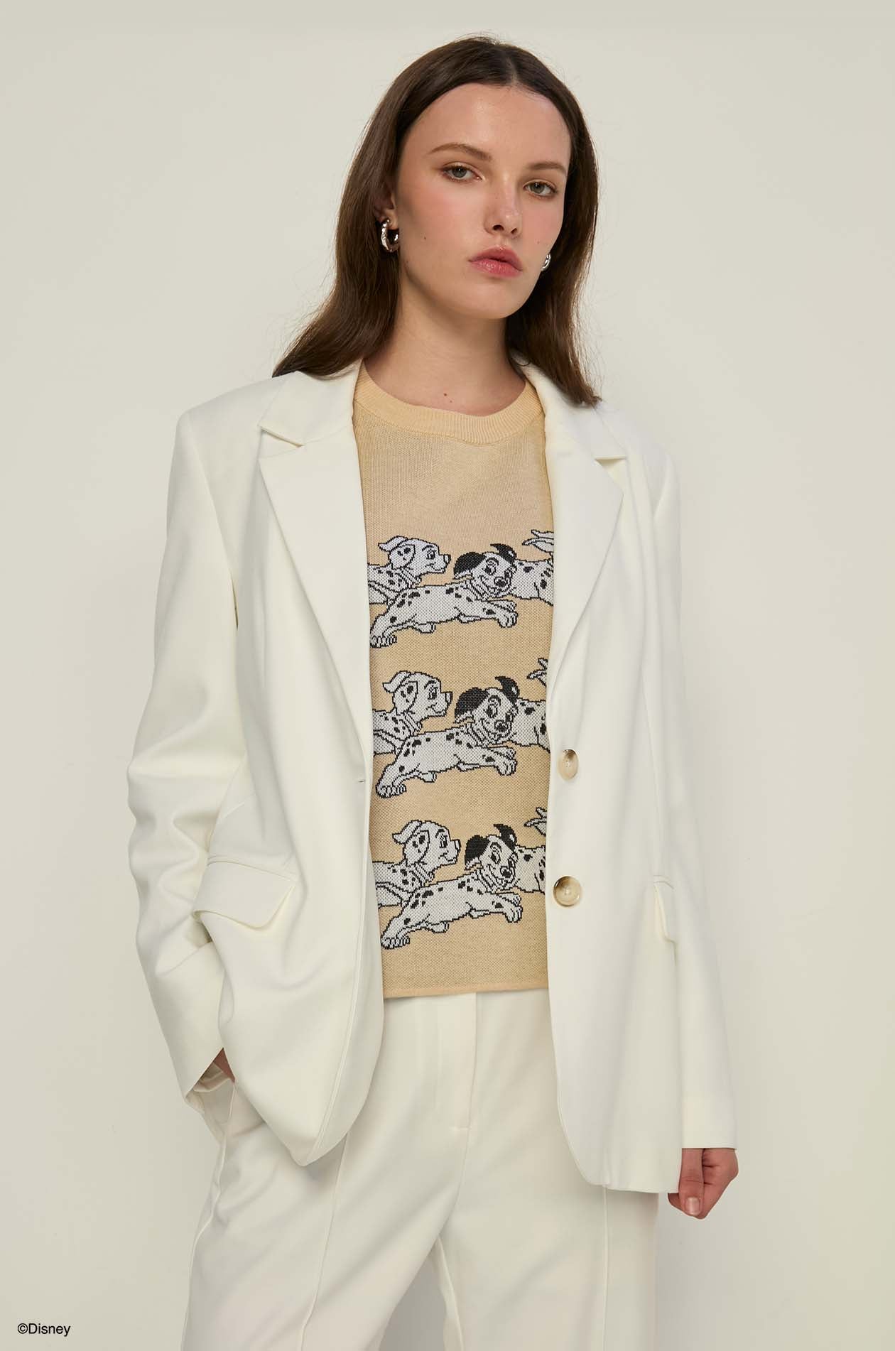 DALMATIANS CROPPED SWEATER
