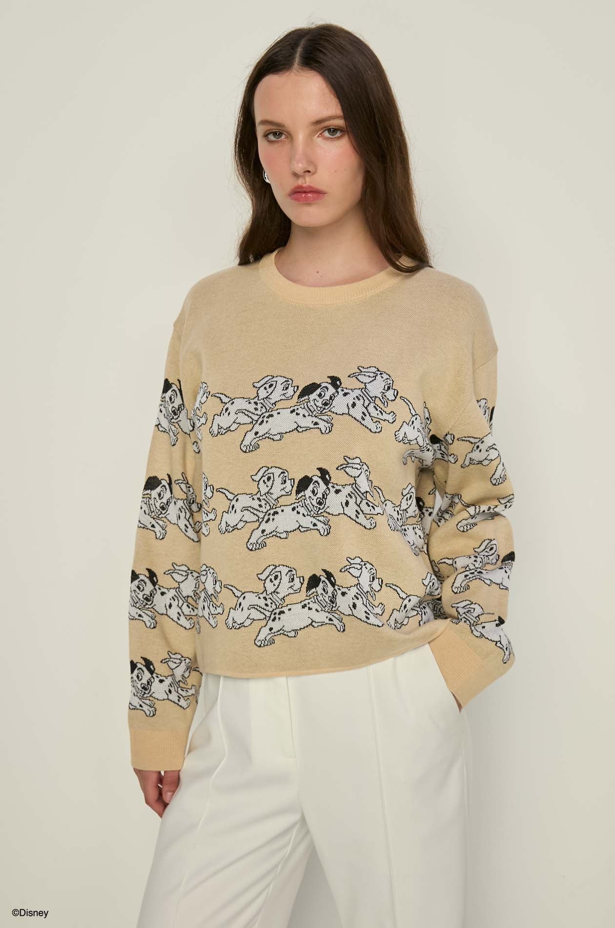 DALMATIANS CROPPED SWEATER