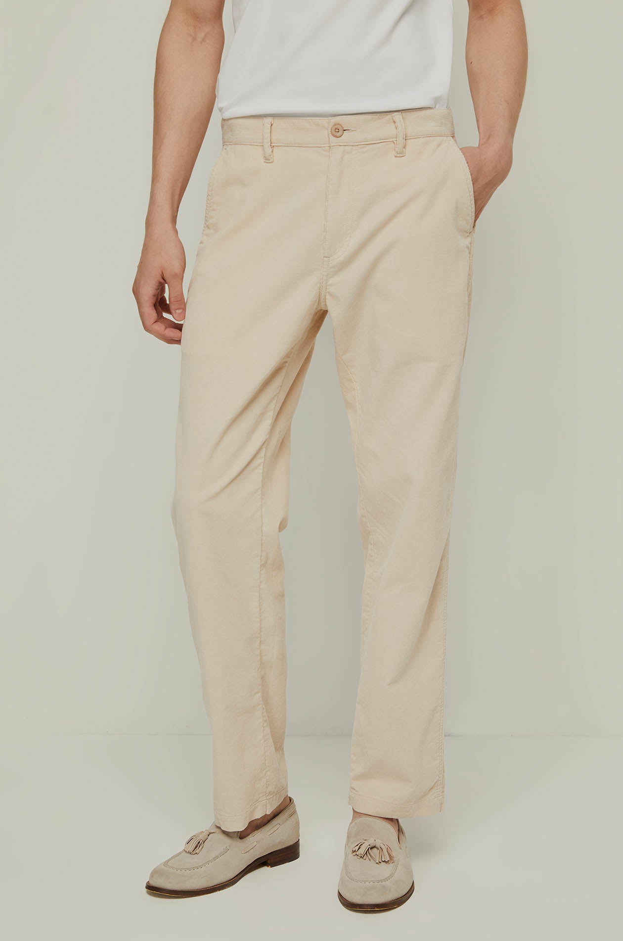 WIDE LEG CORDUROY TROUSERS