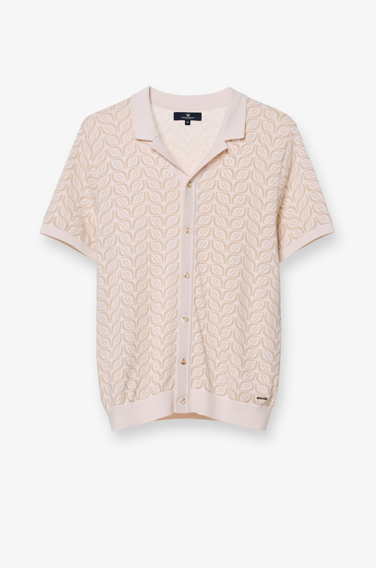 LEAF PRINTED HAWAII SHIRT