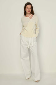TAILORED WIDE LEG PANTS