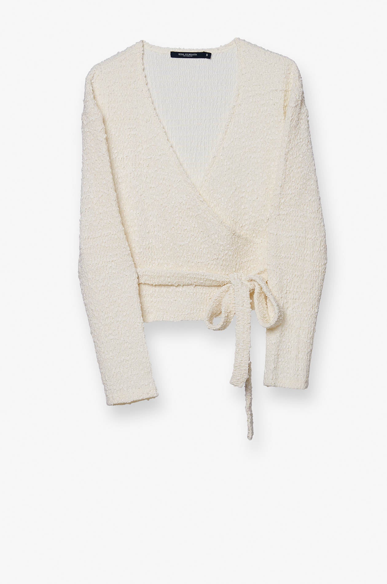 LONG SLEEVE WRAP TOP