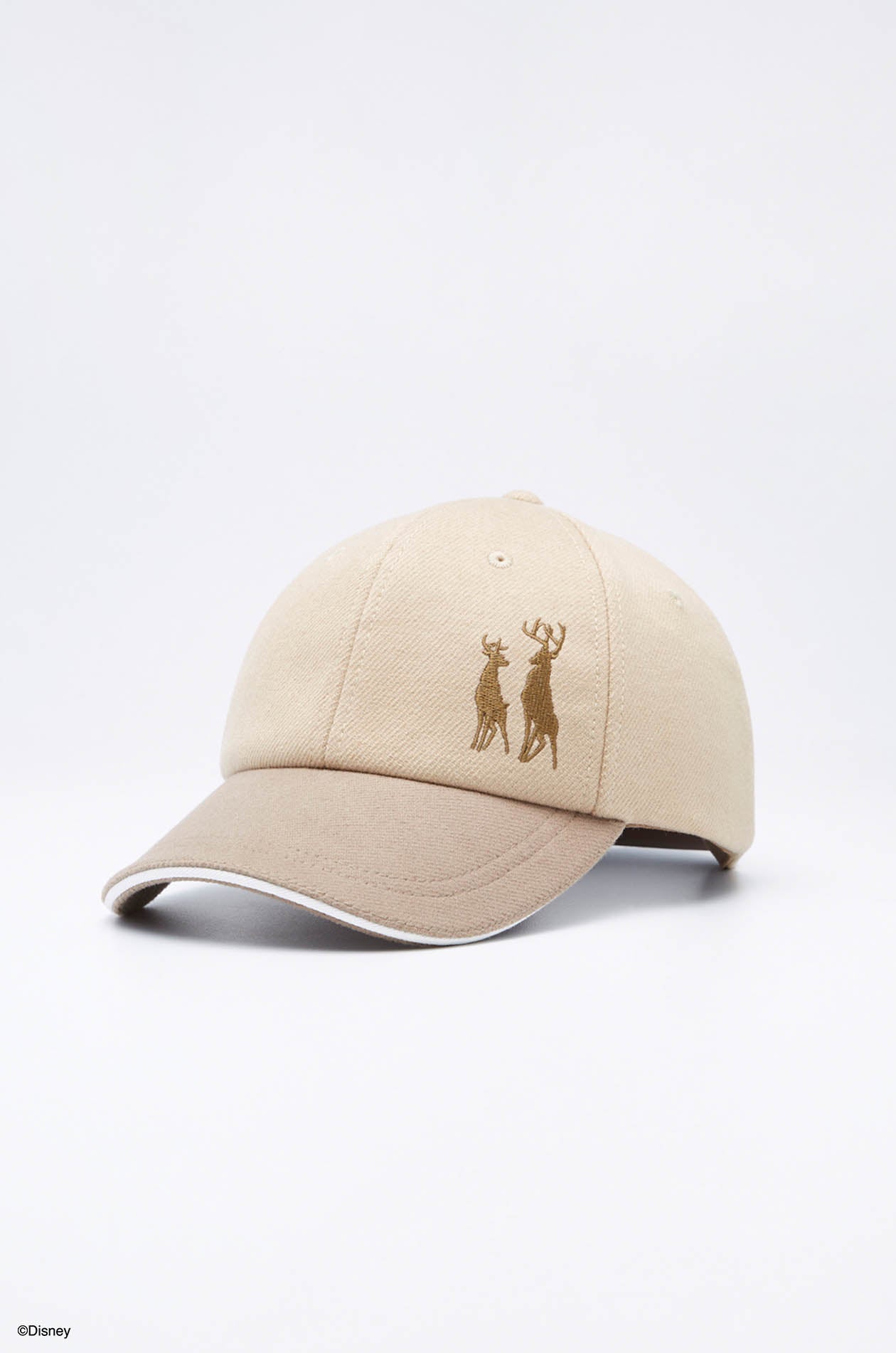 BAMBI EMBROIDERED SUEDE CAP