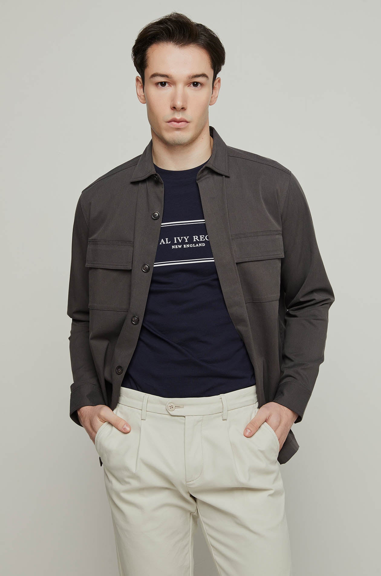 LOGO BORDER PRINTED TEE