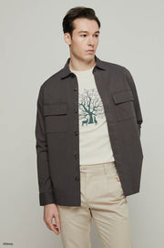 BAMBI WITH BIG TREE WAFFLE TEXTURED TEE