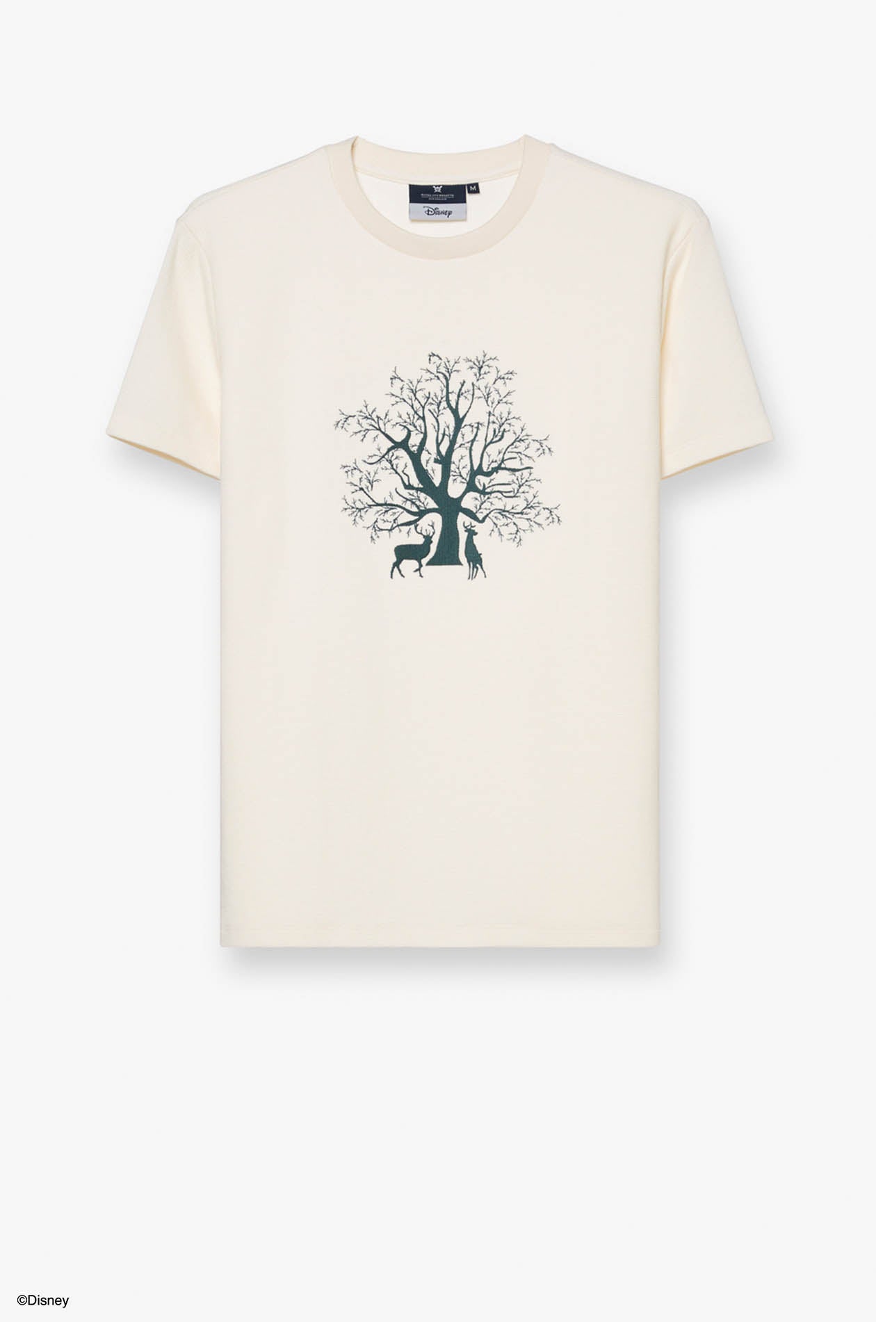 BAMBI WITH BIG TREE WAFFLE TEXTURED TEE
