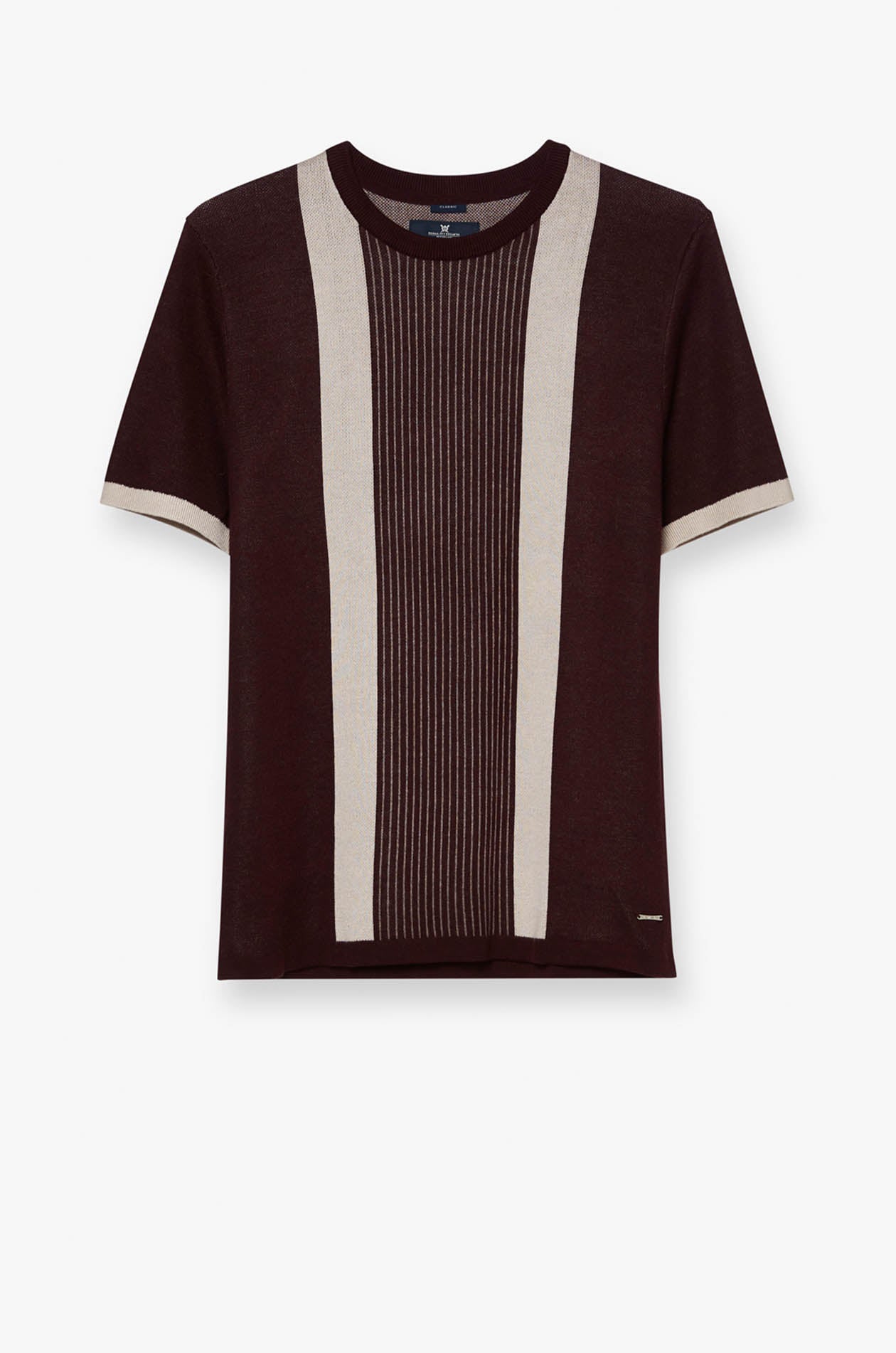 BRODER STRIPED KNITTED TEE