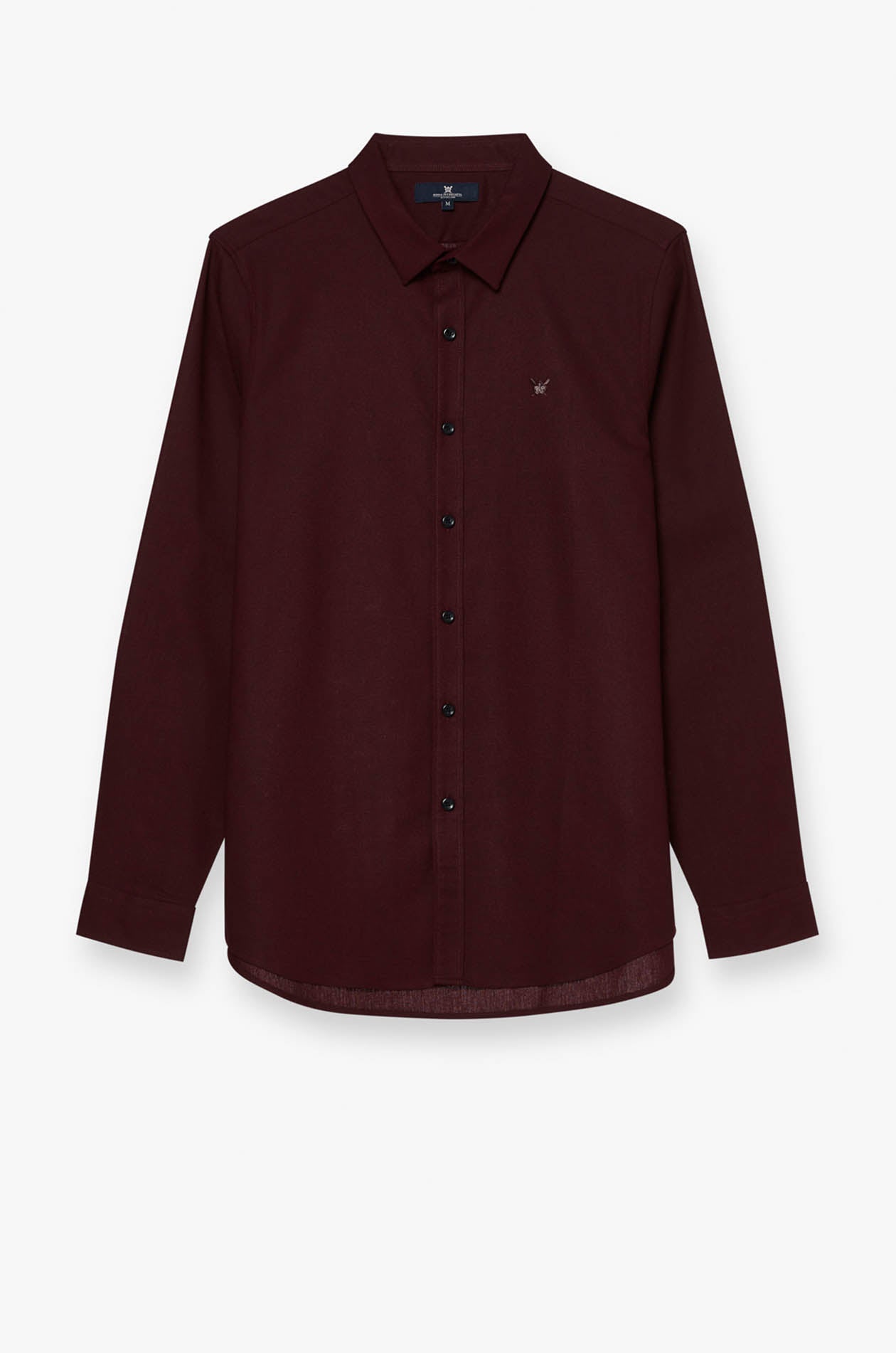 MAROON LONG SLEEVE SHIRT