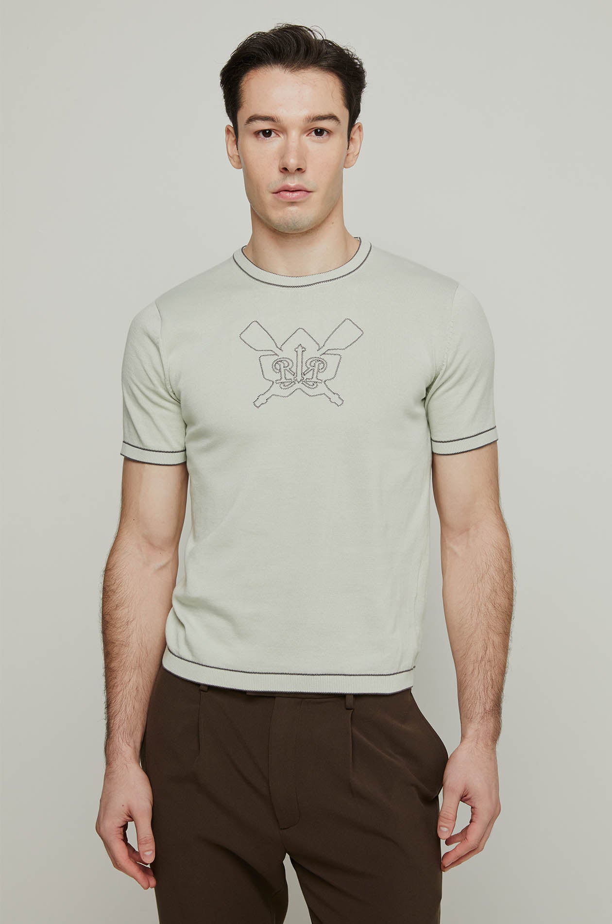 REGATTA STITCHING LOGO KNITTED TEE