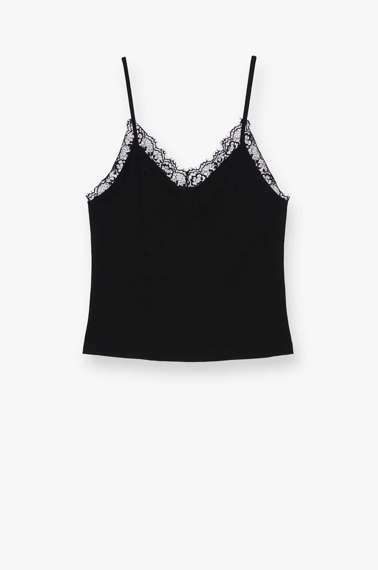 LACE TRIM CAMISOLE