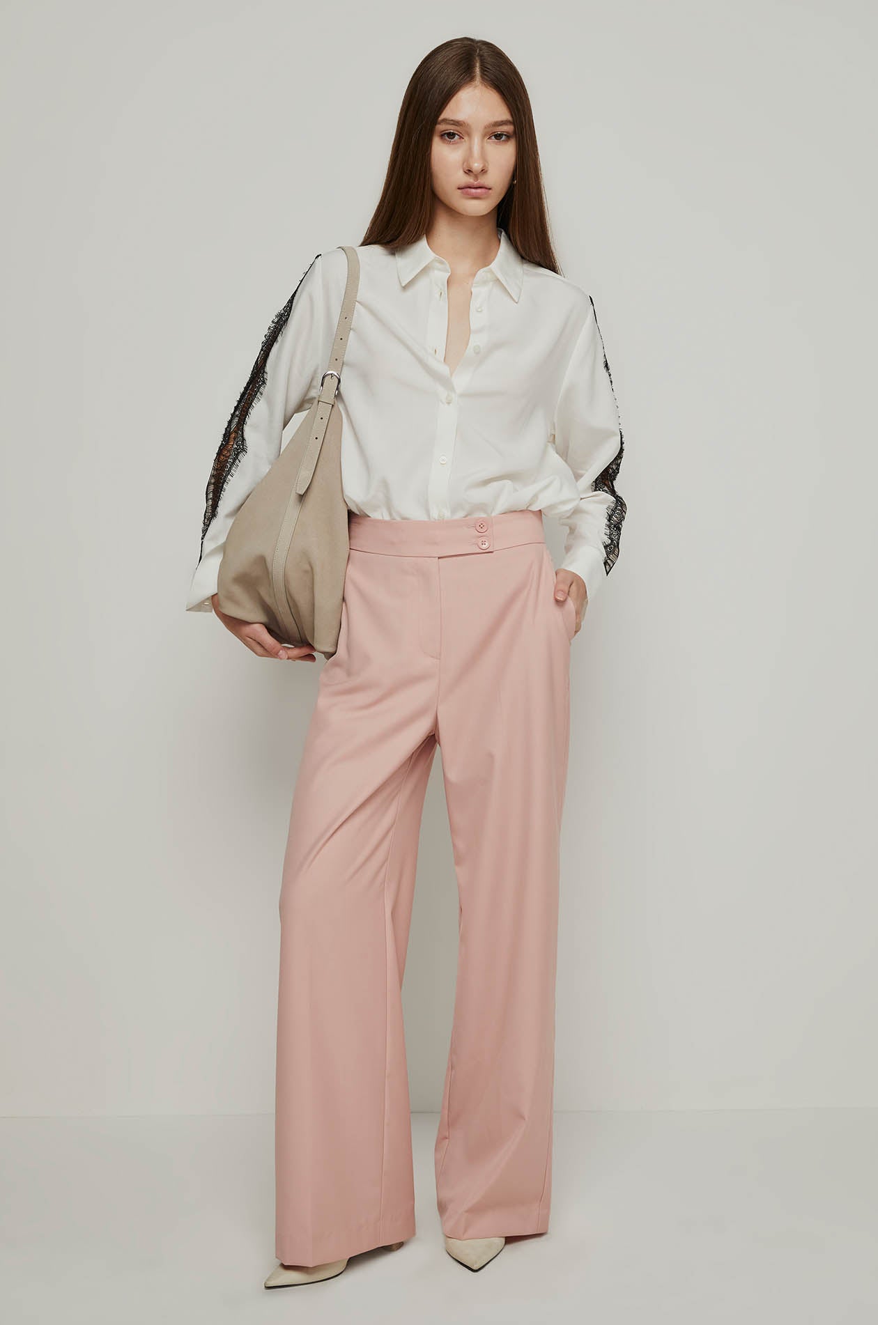HIGH WAIST WIDE LEG PANTS