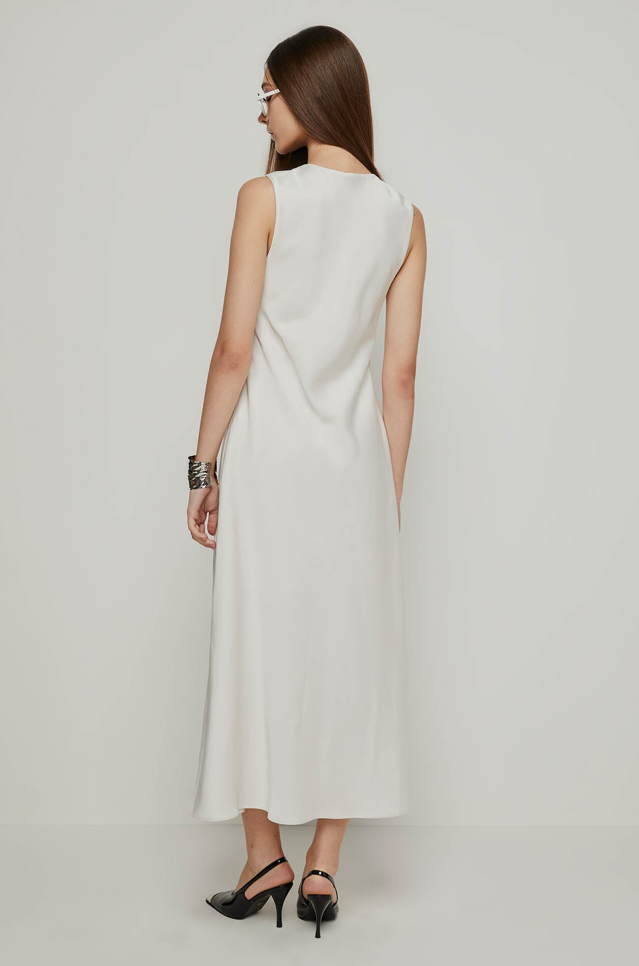 LACE TRIM MAXI DRESS