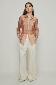FAWN PRINTED LONG SLEEVE SHIRT