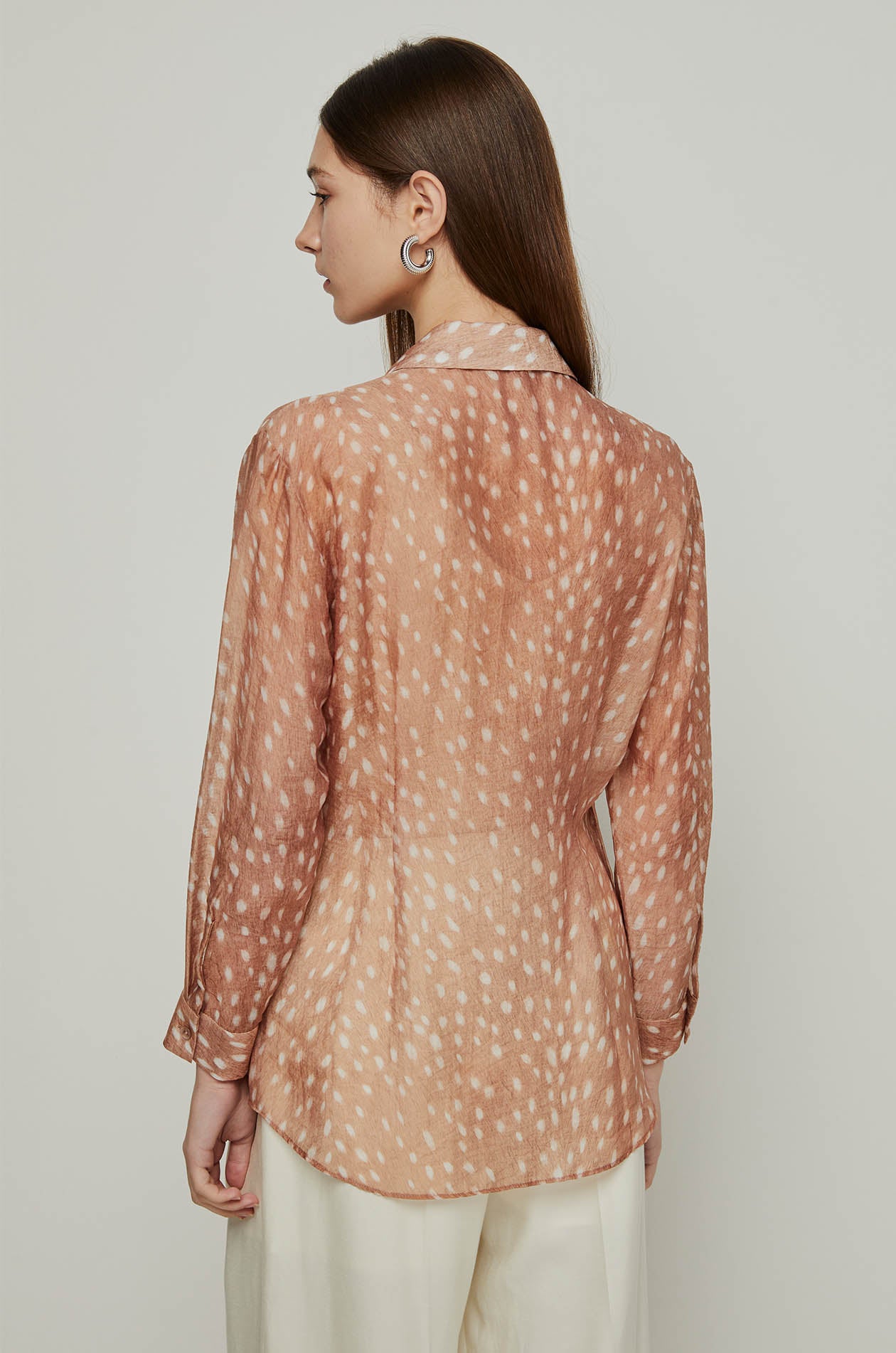 FAWN PRINTED LONG SLEEVE SHIRT