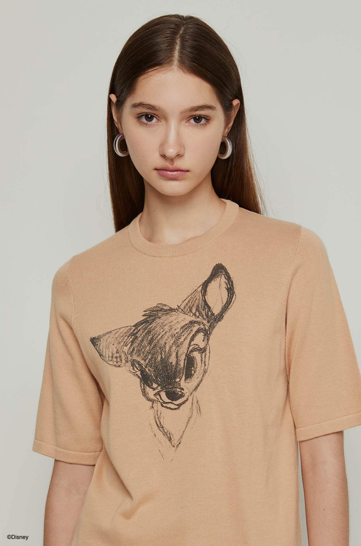 BAMBI PRINTED KNITTED TEE
