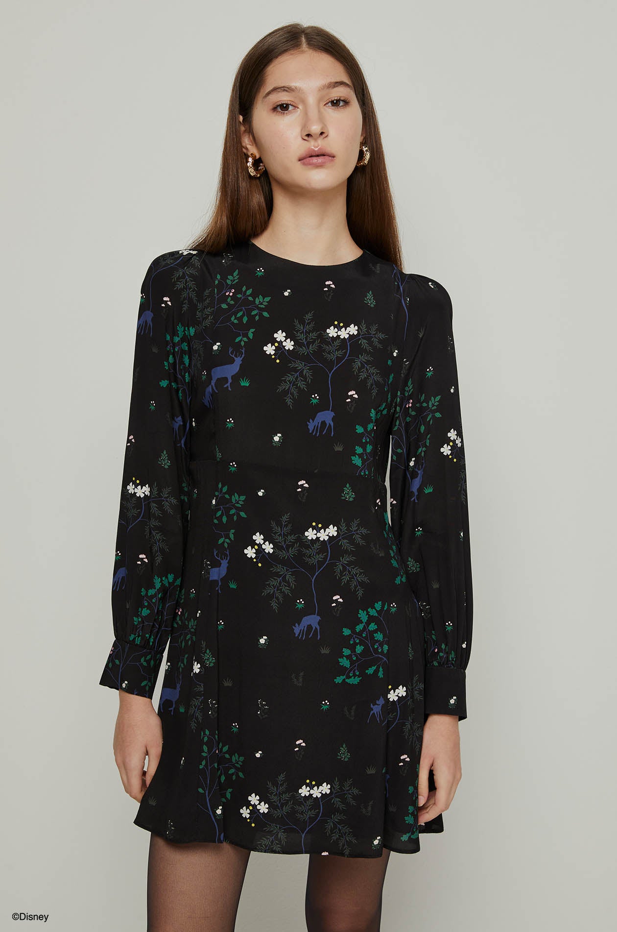 BAMBI IN THE FOREST MINI DRESS