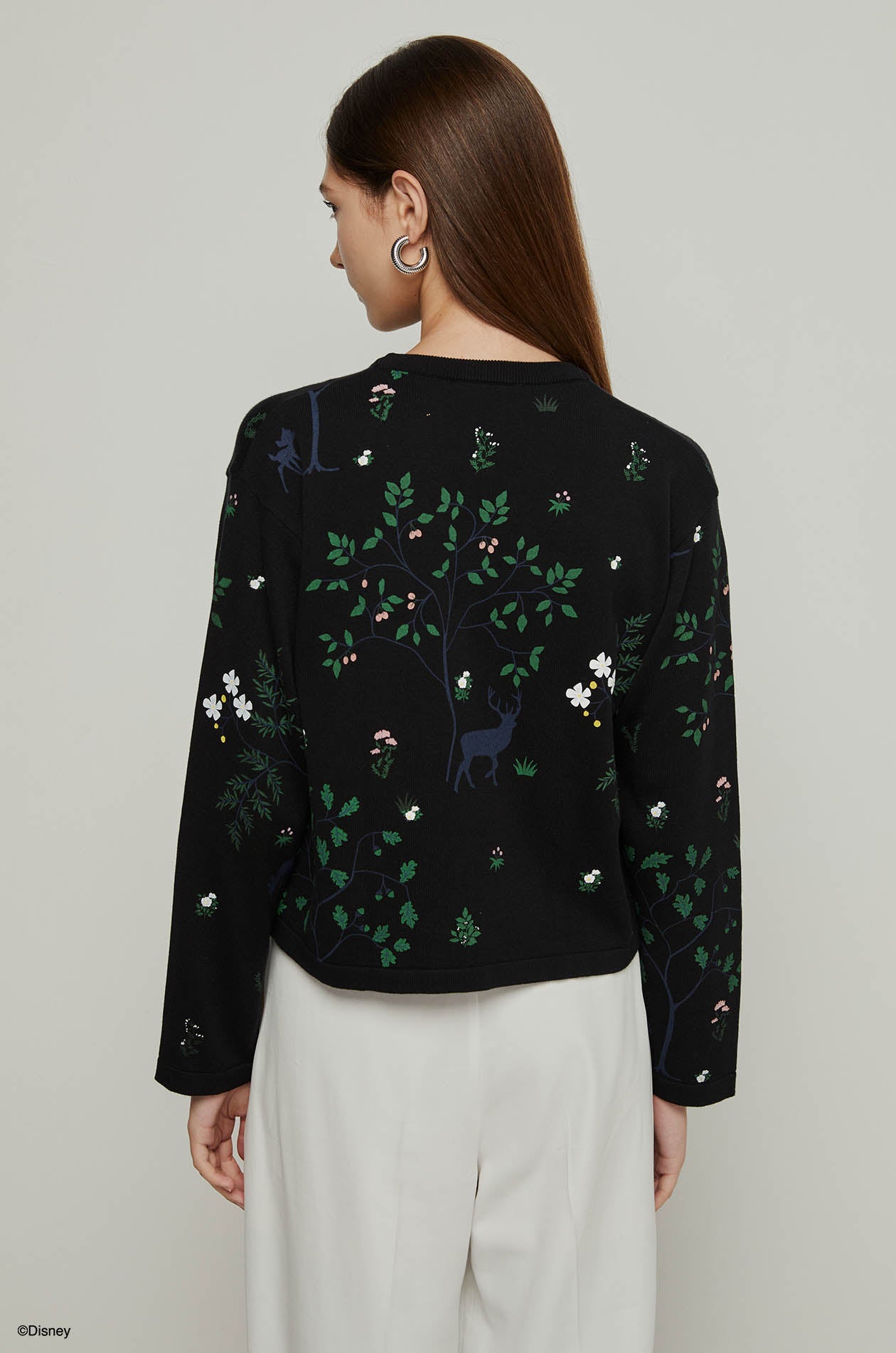 BAMBI IN THE FOREST LONG SLEEVE TOP