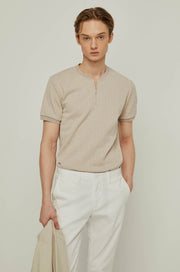 RIR MONOGRAM JACQUARD TEE