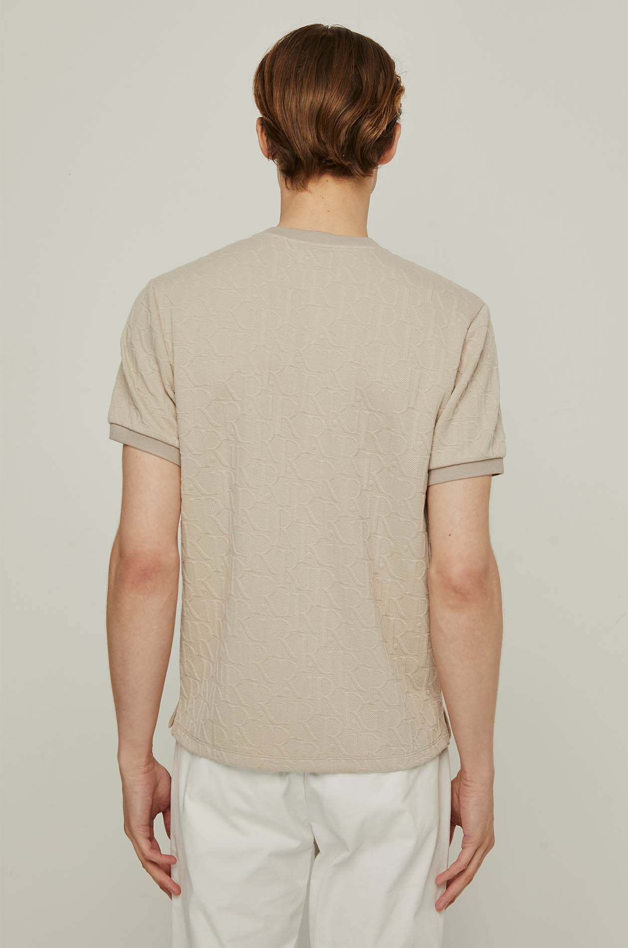RIR MONOGRAM JACQUARD TEE