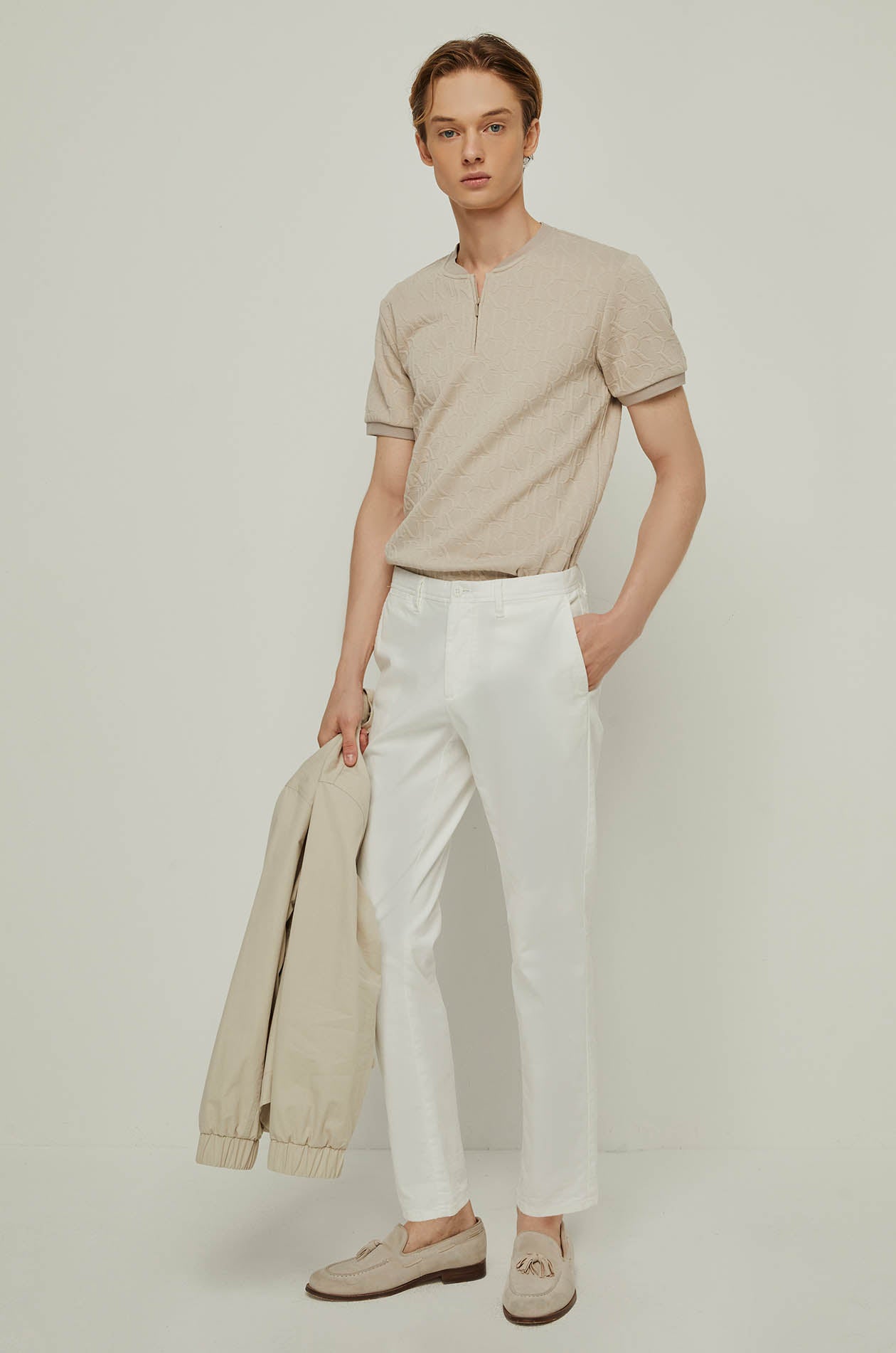 RIR MONOGRAM JACQUARD TEE