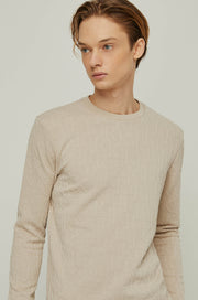 RIR MONOGRAM JACQUARD PULLOVER