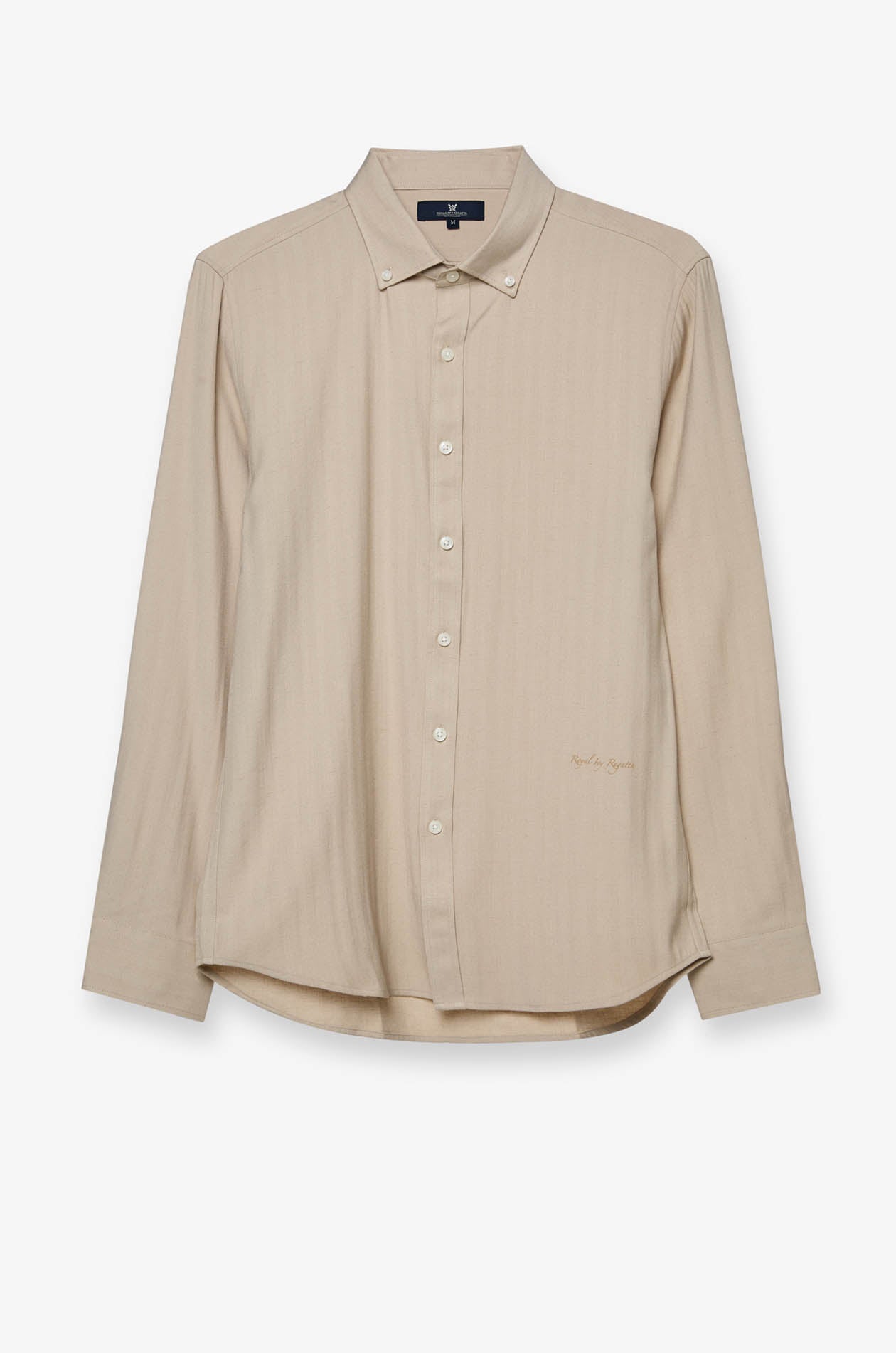 LINEN BLEND LONG SLEEVE SHIRT