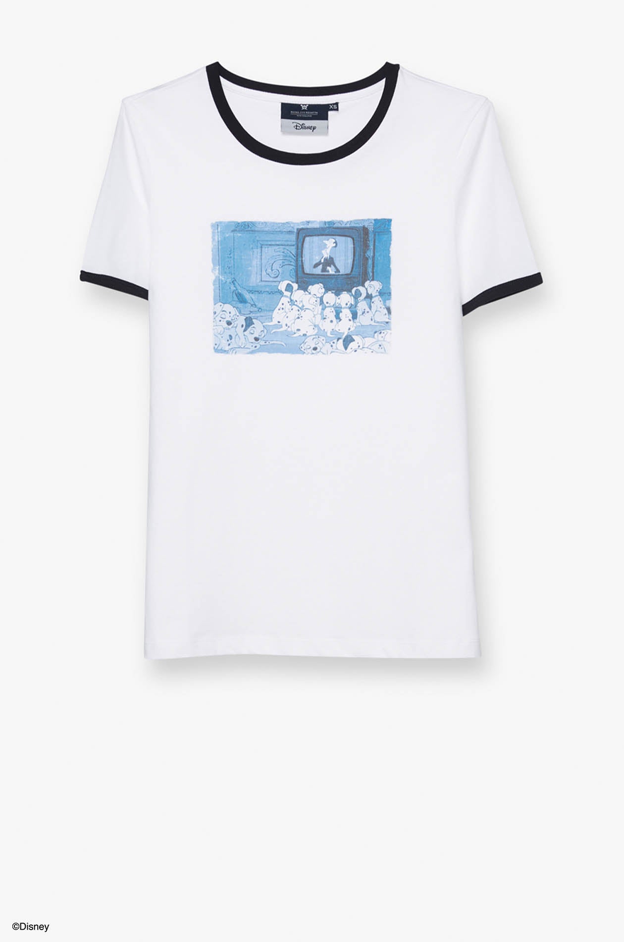 DALMATIANS GRAPHIC RINGER TEE