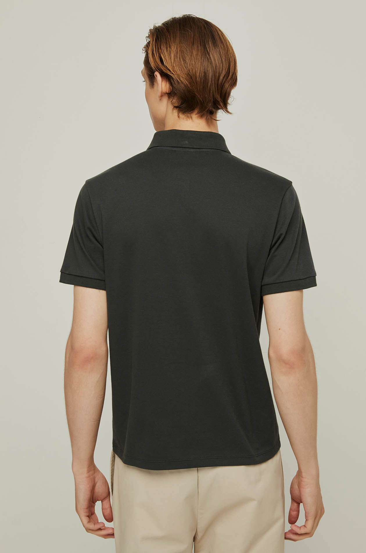 RIR RACING LOGO HALF-ZIP POLO