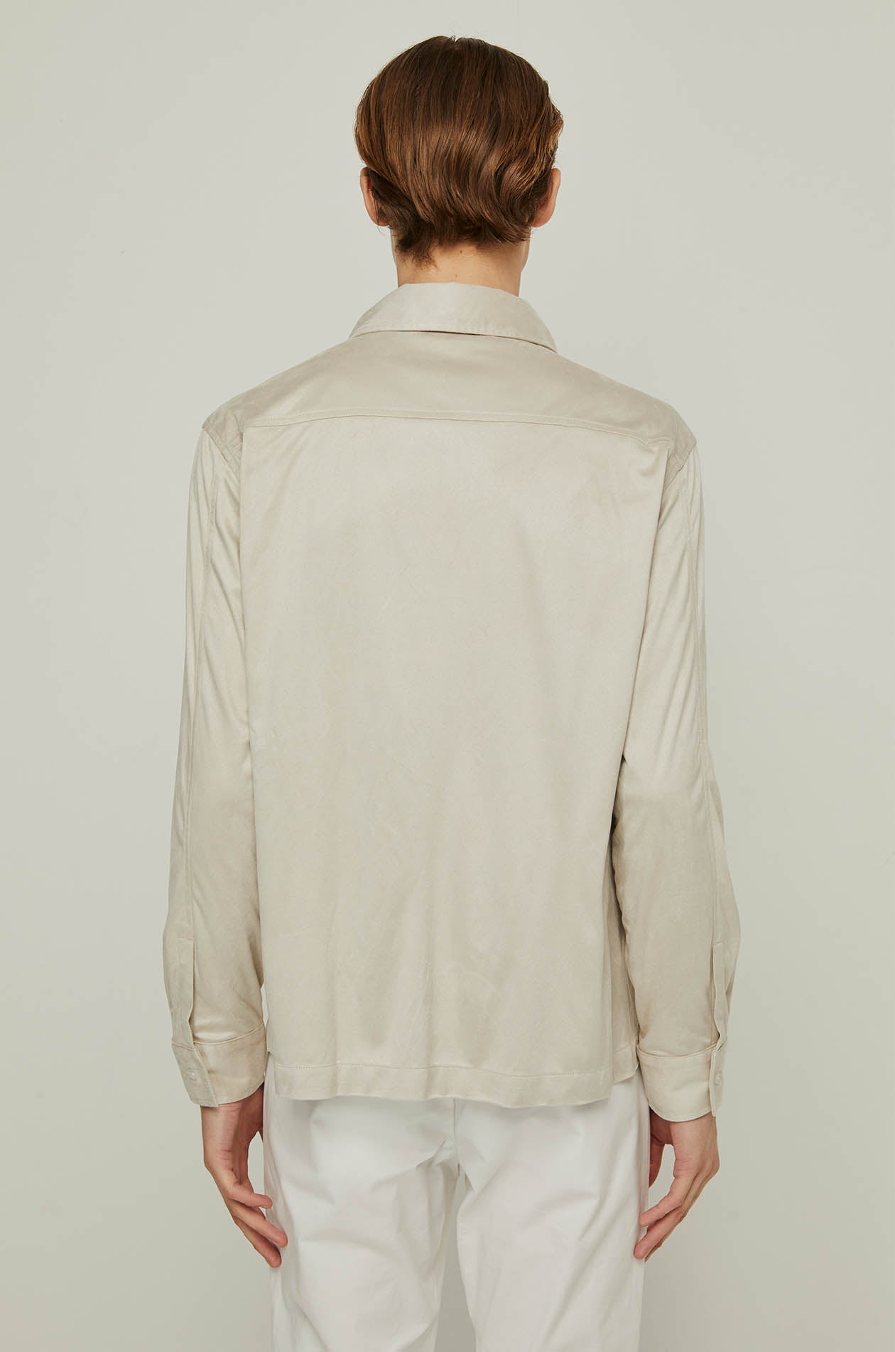 LIGHT BEIGE OVERSHIRT